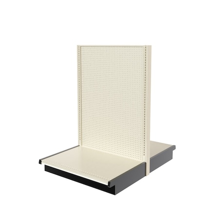 Lozier Gondola Double Sided Starter, Platinum Off-White, 36W x 54H x 25D P355V-ST